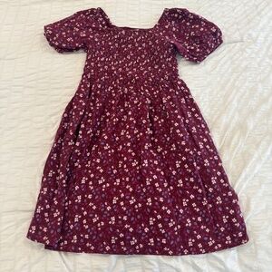 Floral dress with pockets